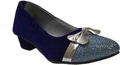 28% OFF on Snappy Girls Party Wear Blue Silver Girls Sandals