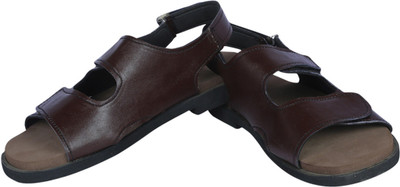 Panlin Brown Colorway Leather Sandals Panlin Brown Colorway Leather Sandals