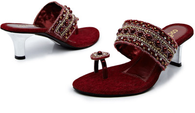 49% OFF on Cocoon Ethnic Perfects Heels