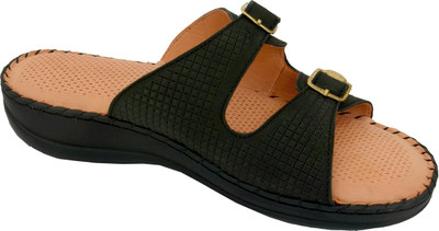 38% OFF on 1 Walk Comfortable & Trendy Black Leather Leather Flats