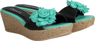 55% OFF on Urbane 80561-1-BLACK-GREEN Wedges