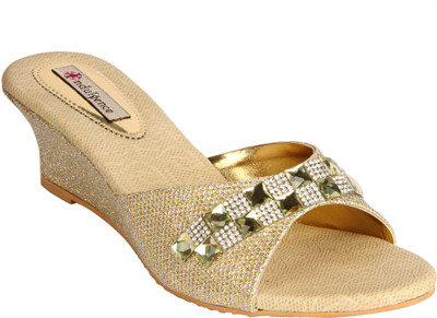 59% OFF on Indulgence Glitterati Wedges