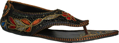 59% OFF on Authority Jaipuri Colored Leaves Chappal Flats