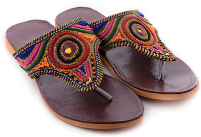 64% OFF on Ridhi Sidhi Leather Flats