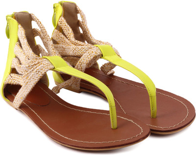 60% OFF on Knight n Gale KAX948-3YELLOW Flats