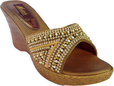 22% OFF on ShoeCentre Pearls Stone Wedges 22% OFF on ShoeCentre Pearls Stone Wedges