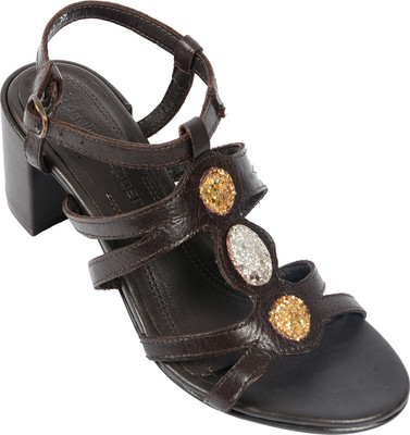 44% OFF on Salt N Pepper 14-142 Wendy Brown Leather Heels