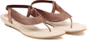 58% OFF on TEN Brown Jute Flats