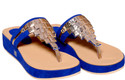 55% OFF on Comfort Blue Flats