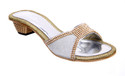 Titas Women Silver/Golden Wedding Sandals Heels