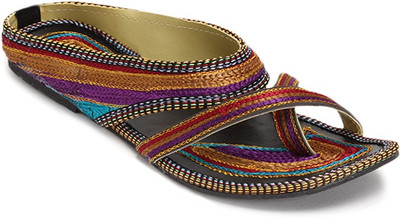 62% OFF on Paduki Multicolor Flats