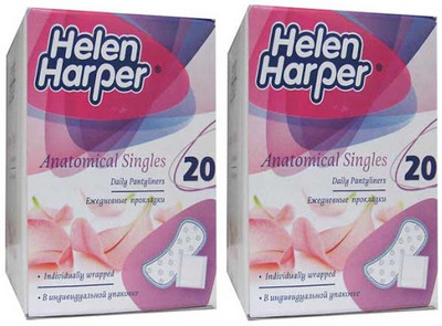 Helen Harper Anatomical Singles Daily Pantyliner Pack of 2