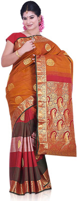 40% OFF on Sudarshan Silks Printed Kanjivaram Silk Sari 40% OFF on Sudarshan Silks Printed Kanjivaram Silk Sari