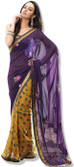 75% OFF on Fabdeal Polka Print Leheria Georgette Sari 75% OFF on Fabdeal Polka Print Leheria Georgette Sari