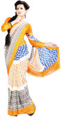 59% OFF on Anamika Printed Rajshahi Georgette, Satin Sari 59% OFF on Anamika Printed Rajshahi Georgette, Satin Sari