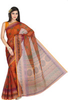 Pavechas Printed Polycotton Sari: Sari