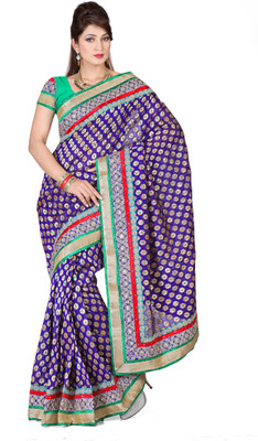 20% OFF on Ishin Printed Fashion Brocade Sari
