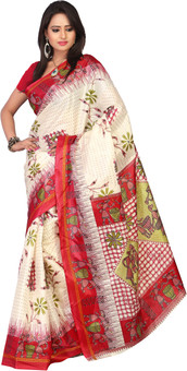 Kajal Sarees Self Design Fashion Art Silk Sari