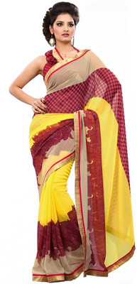 72% OFF on Fabdeal Striped Shalu Chiffon Sari 72% OFF on Fabdeal Striped Shalu Chiffon Sari