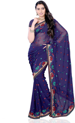 50% OFF on Diva Fashion Self Design Fashion Chiffon Sari