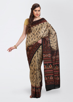 Urban Vastra Printed Art Silk Sari
