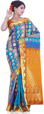 40% OFF on Sudarshan Silks Printed Kanjivaram Silk Sari 40% OFF on Sudarshan Silks Printed Kanjivaram Silk Sari