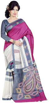 Shree Vaishnavi Printed Bollywood Silk Sari