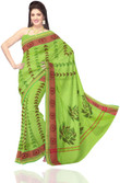 Unnati Silks Printed Chanderi Chanderi Sari