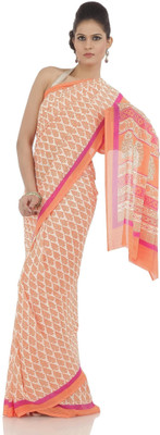 Chhabra 555 Printed Georgette Sari
