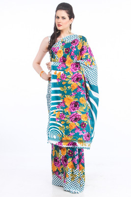 13% OFF on Delhi Seven Printed Crepe Sari 13% OFF on Delhi Seven Printed Crepe Sari
