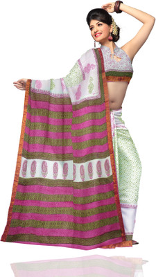 Unnati Silks Printed Venkatagiri Cotton Sari