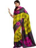 60% OFF on Bhavi Checkered Fashion Art Silk Sari 60% OFF on Bhavi Checkered Fashion Art Silk Sari