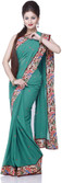 Chhabra 555 Solid Chiffon Sari Chhabra 555 Solid Chiffon Sari