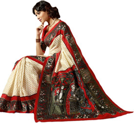 Bhavi Printed Fashion Art Silk Sari