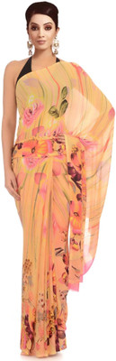 Chhabra 555 Printed Daily Wear Georgette Sari Chhabra 555 Printed Daily Wear Georgette Sari