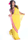 moKanc Floral Print That Georgette Sari moKanc Floral Print That Georgette Sari