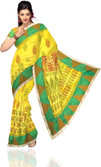 Unnati Silks Printed Chanderi Chanderi Sari Unnati Silks Printed Chanderi Chanderi Sari