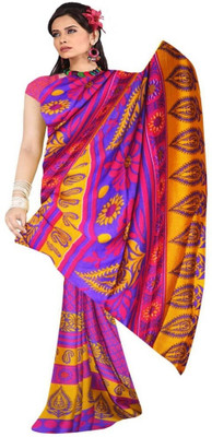 30% OFF on Vivaa Solid Crepe Sari