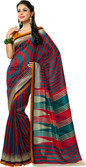 50% OFF on Prafful Striped Daily Wear Art Silk Sari