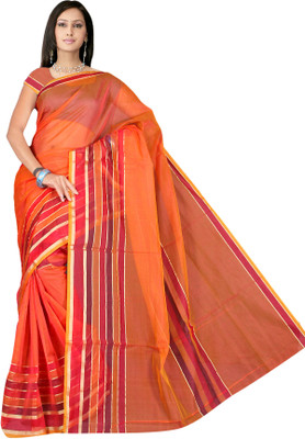 60% OFF on Pavechas Solid Banarasi Net, Cotton Sari 60% OFF on Pavechas Solid Banarasi Net, Cotton Sari