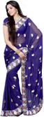 50% OFF on Diva Fashion Self Design Fashion Chiffon Sari