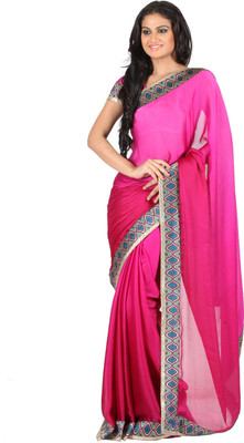 Sareez Printed Bollywood Crepe Sari