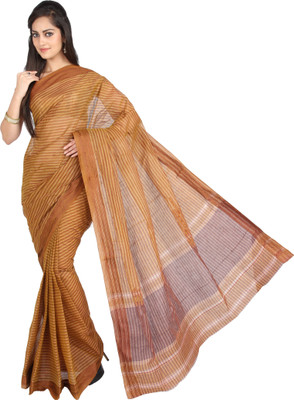 66% OFF on Pavechas Striped That Cotton Sari 66% OFF on Pavechas Striped That Cotton Sari