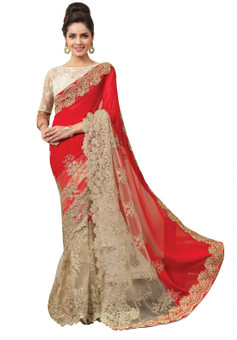 Chirag Sarees Self Design, Solid Fashion Georgette Sari