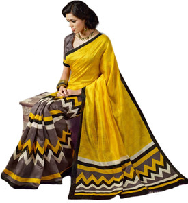Bhavi Printed Fashion Art Silk Sari