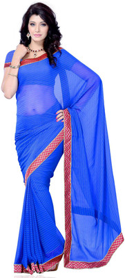 Mehak Striped Daily Wear Georgette Sari Mehak Striped Daily Wear Georgette Sari