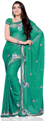 50% OFF on Diva Fashion Floral Print Bollywood Georgette Sari 50% OFF on Diva Fashion Floral Print Bollywood Georgette Sari