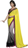 54% OFF on Taanshi Solid Rajshahi Georgette Sari 54% OFF on Taanshi Solid Rajshahi Georgette Sari