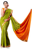 40% OFF on Sudarshan Silks Solid Crepe, Silk Sari 40% OFF on Sudarshan Silks Solid Crepe, Silk Sari