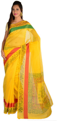 9rasa Printed Banarasi Organza Sari 9rasa Printed Banarasi Organza Sari